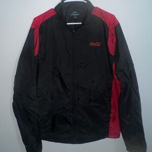 Tri-Mounrain performance Coca- Cola rain jacket Red/Black